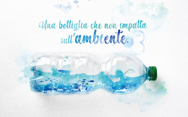 Copertina gennaio: una bottiglia che non impatta sull'ambiente